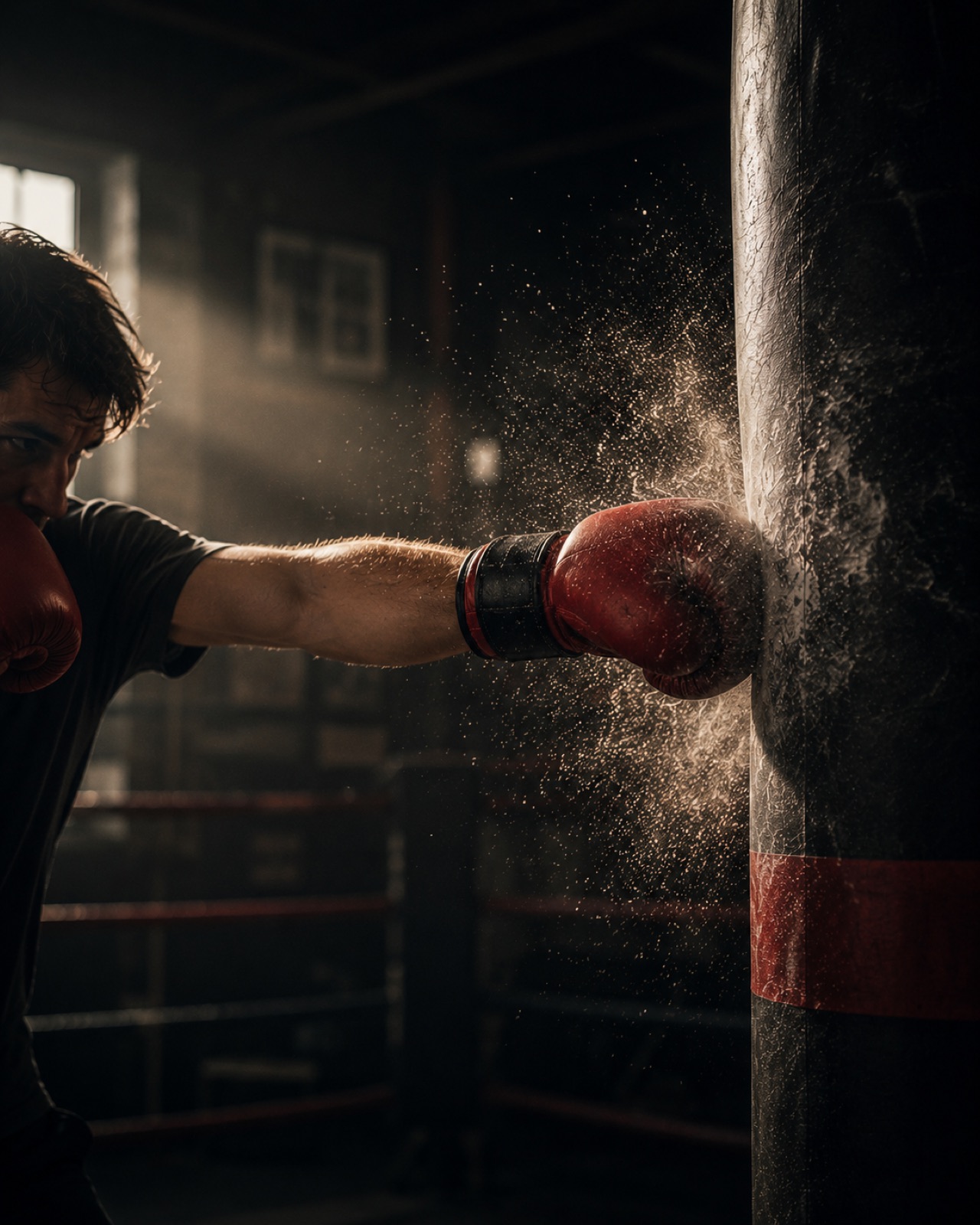 Boxing glove landing a quick jab, the Jab Reset
